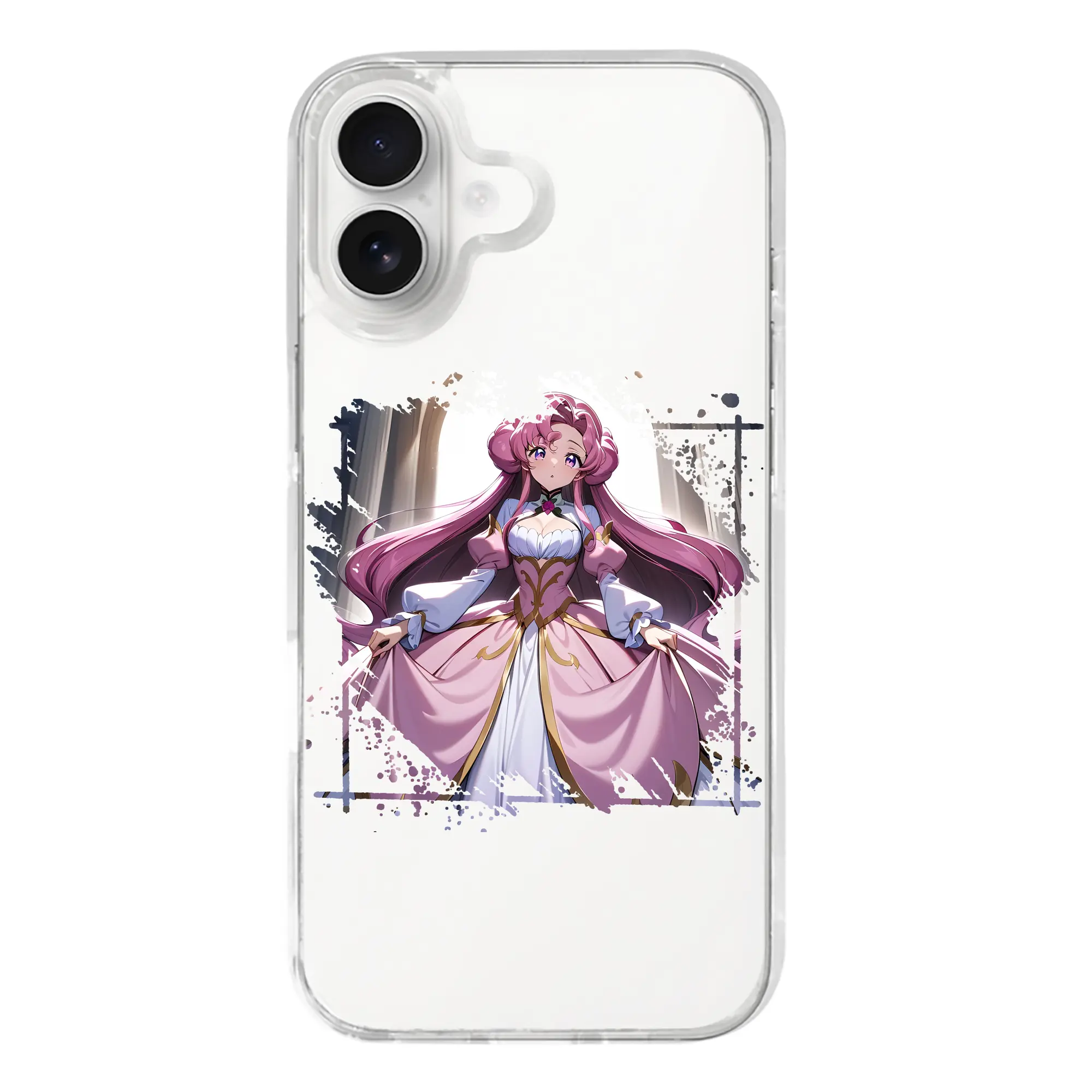 コードギアス 反逆のルルーシュ グッズ ユーフェミア・リ・ブリタニア - iPhone 17シリーズ 透明スマホケース – 薄型・耐衝撃・精密フィット保護カバー